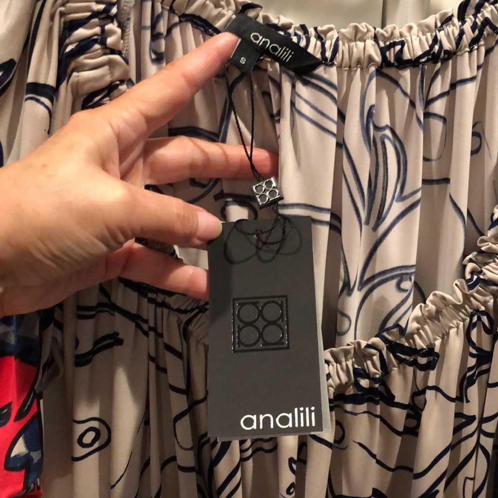 CLOSET CLOSING ! 2morrow Morning ! NWT High -end topTan/ Red/ Blu by: analili - Picture 2 of 5